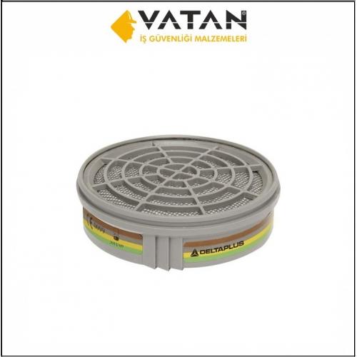 DELTAPLUS M6000 ABEK1 YARIM YÜZ MASKE FİLTRESİ