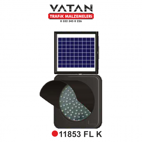 LED'Lİ GÜNEŞ ENERJİLİ FLAŞÖR 11853 FL K LED'Lİ GÜNEŞ ENERJİLİ FLAŞÖR 11853 FL K