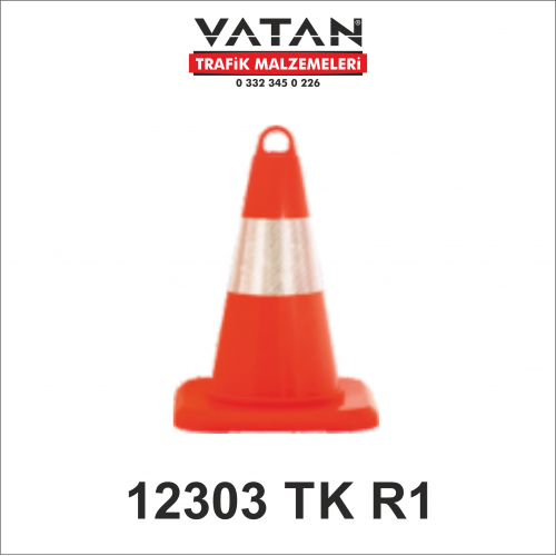PVC TRAFİK KONİSİ 32 CM PVC TRAFİK KONİSİ 32 CM