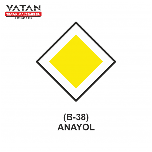 B-38 ANA YOL LEVHASI B-38 ANA YOL LEVHASI