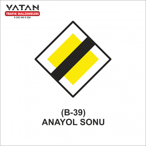 B-39 ANA YOL SONU B-39 ANA YOL SONU