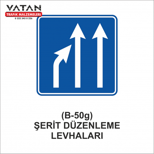 B-50g ŞERİT DÜZENLEME LEVHALARI B-50g ŞERİT DÜZENLEME LEVHALARI