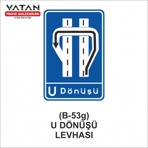 B-53g U DÖNÜŞÜ LEVHALARI B-53g U DÖNÜŞÜ LEVHALARI