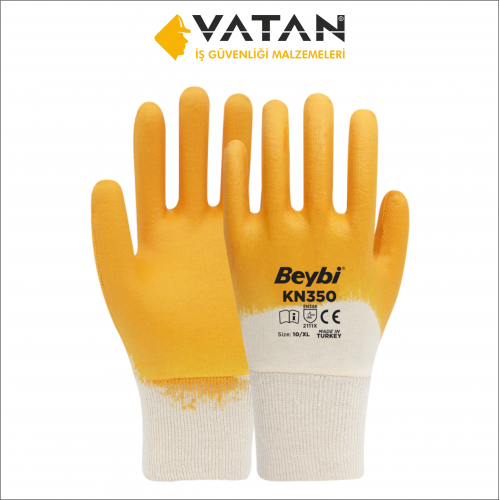 Kn350 Pamuk Nitril Eldiven Kn350 Pamuk Nitril Eldiven