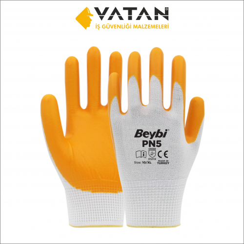 PN5 Polyester Örme Nitril Eldiven PN5 Polyester Örme Nitril Eldiven