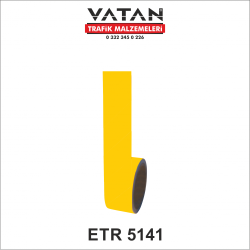 REFLEKTÖRLÜ BANT SARI 5 cm X 10 Metre REFLEKTÖRLÜ BANT SARI 5 cm X 10 Metre