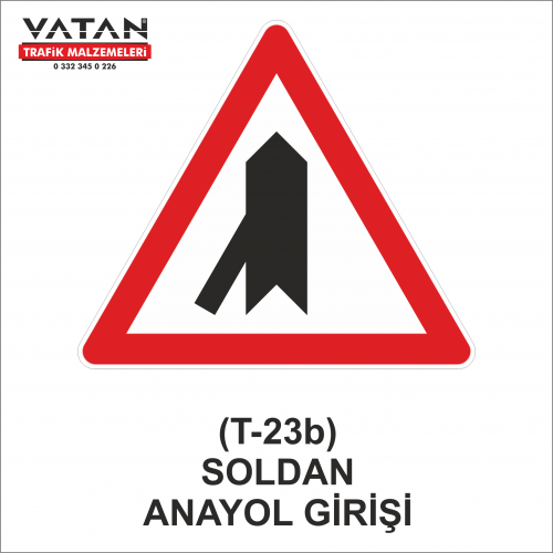 T-23b SOLDAN ANA YOLA GİRİŞ T-23b SOLDAN ANA YOLA GİRİŞ