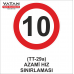 TT-29a AZAMİ HIZ SINIRLAMASI 10 TT-29a AZAMİ HIZ SINIRLAMASI 10