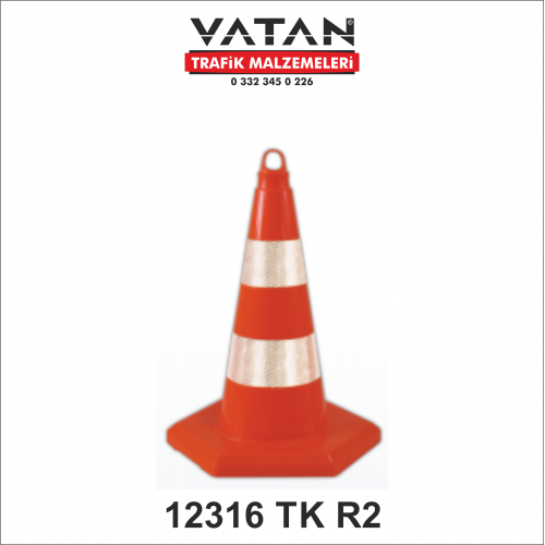 PVC TRAFİK KONİSİ 50 CM