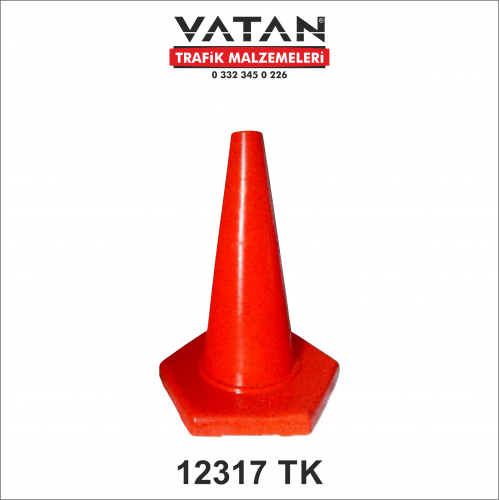 PVC TRAFİK KONİSİ 50 CM