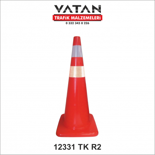 PVC TRAFİK KONİSİ 90 CM