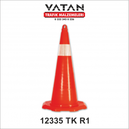 PVC TRAFİK KONİSİ 70 CM