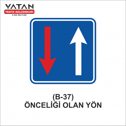 B-37 ÖNCELİĞİ OLAN YÖN