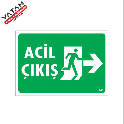 ACİL ÇIKIŞ LEVHASI