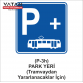 P-3h PARK YERİ LEVHASI