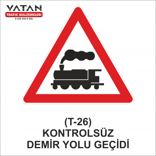 T-26 KONTROLSÜZ DEMİRYOLU GEÇİDİ