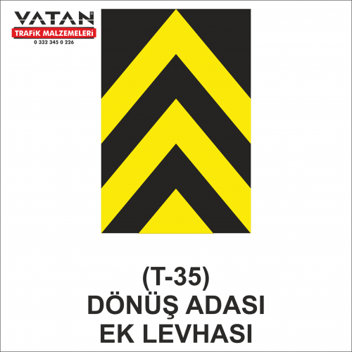 T-35 DÖNÜŞ ADASI EK LEVHASI